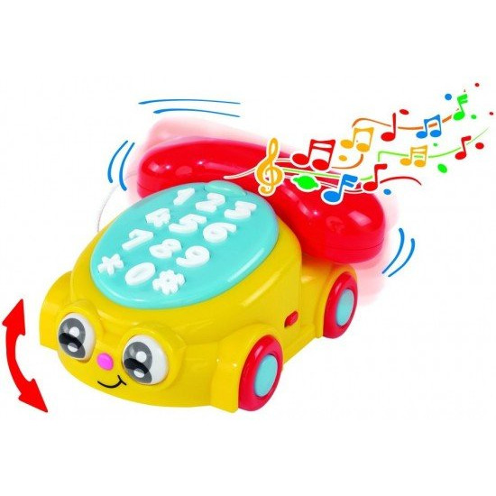 Игрушка со звуковыми эффектами - Веселый телефон, 18 см.  